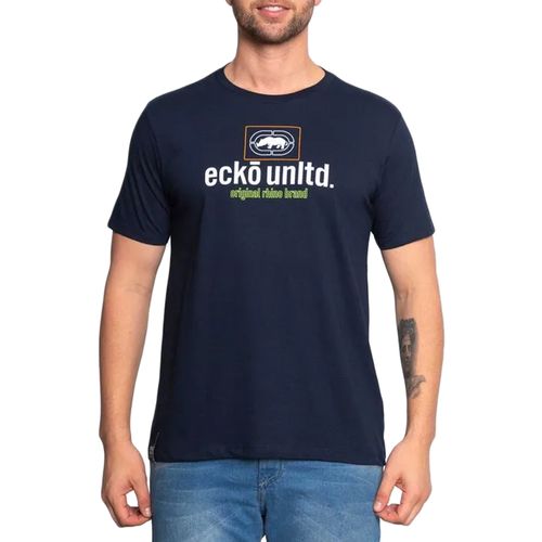Camiseta Masculina Ecko OG Script MARINHO-EK529- -1-